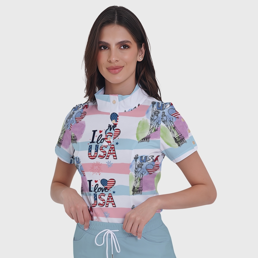 Women's Button-Down American Element Sceub Set SSA4