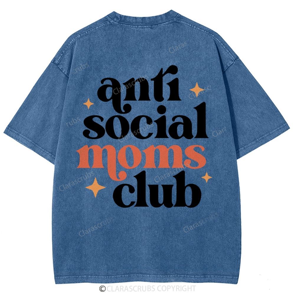 Anti Social Moms Club Washed Vintage T-shirt