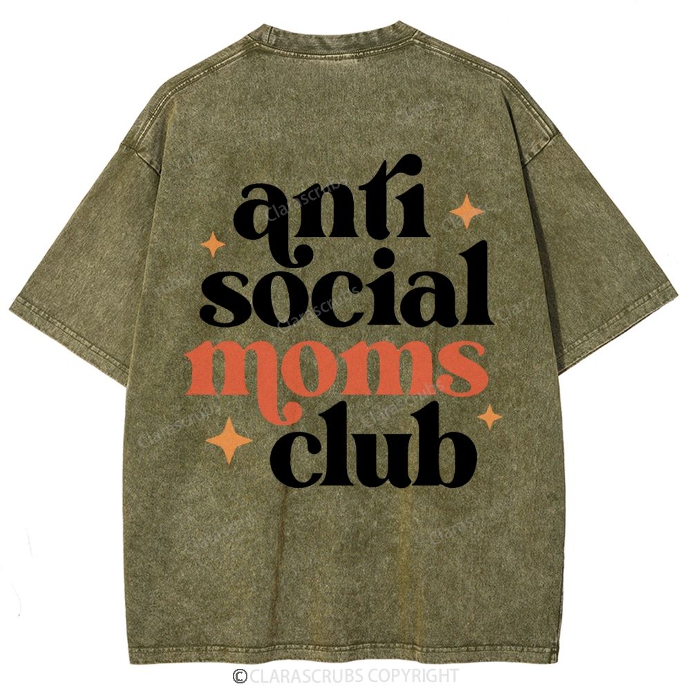 Anti Social Moms Club Washed Vintage T-shirt