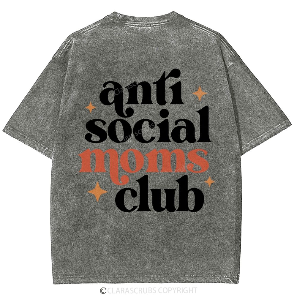 Anti Social Moms Club Washed Vintage T-shirt