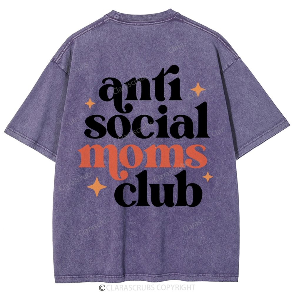 Anti Social Moms Club Washed Vintage T-shirt