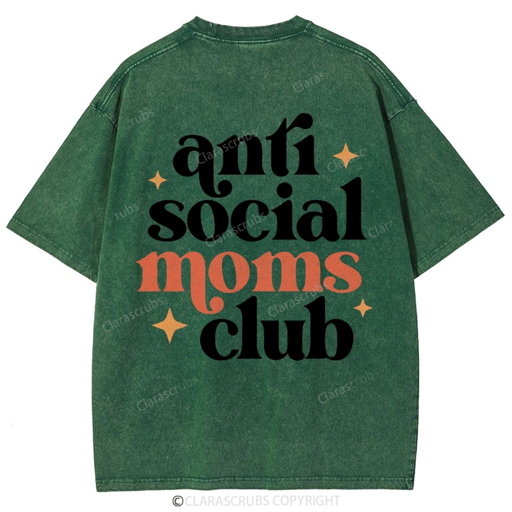 Anti Social Moms Club Washed Vintage T-shirt