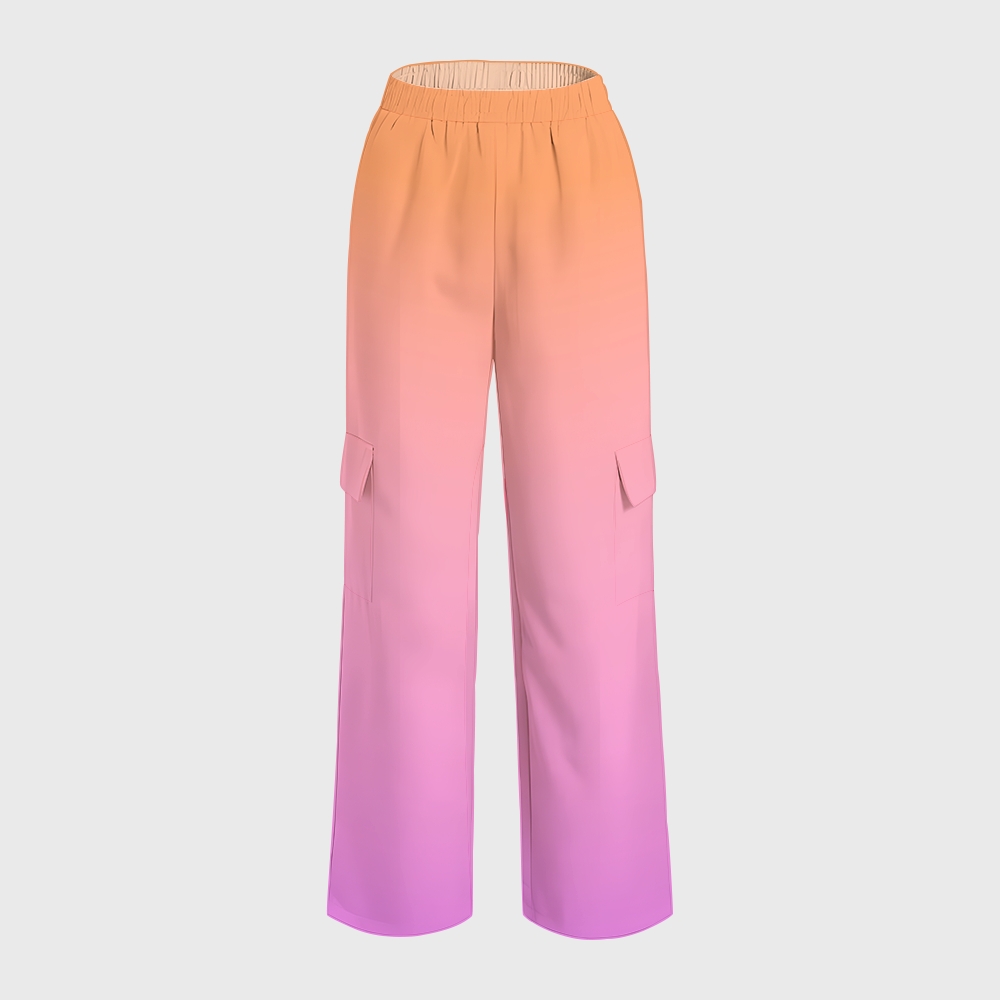 Women's Stand-Up Tie Zipper Halloween Printed Scrub Set SF91218