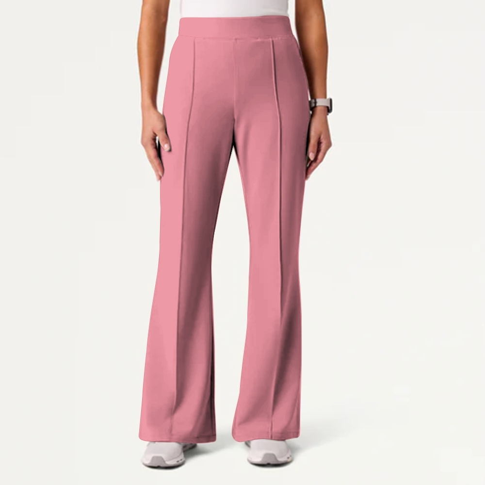 Women's Casual Shirt Collar Halloween Printed Scrub Set SJ91711