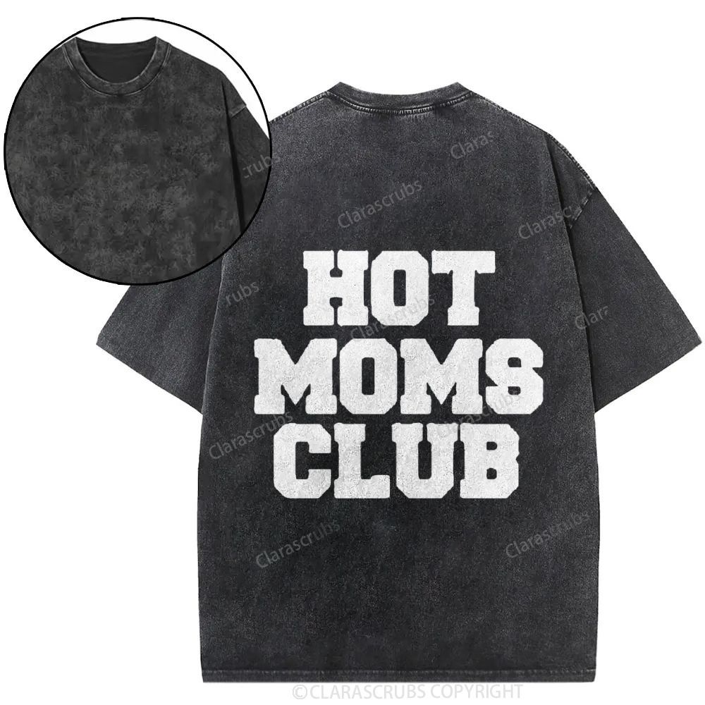 Hot Moms Club Washed T-shirt