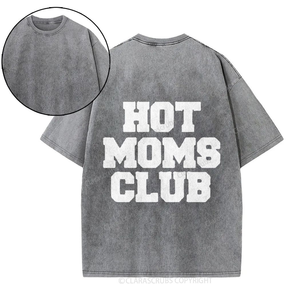 Hot Moms Club Washed T-shirt