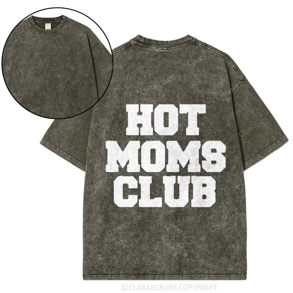 Hot Moms Club Washed T-shirt