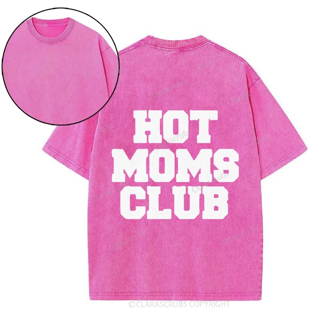 Hot Moms Club Washed T-shirt