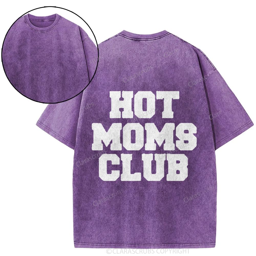 Hot Moms Club Washed T-shirt