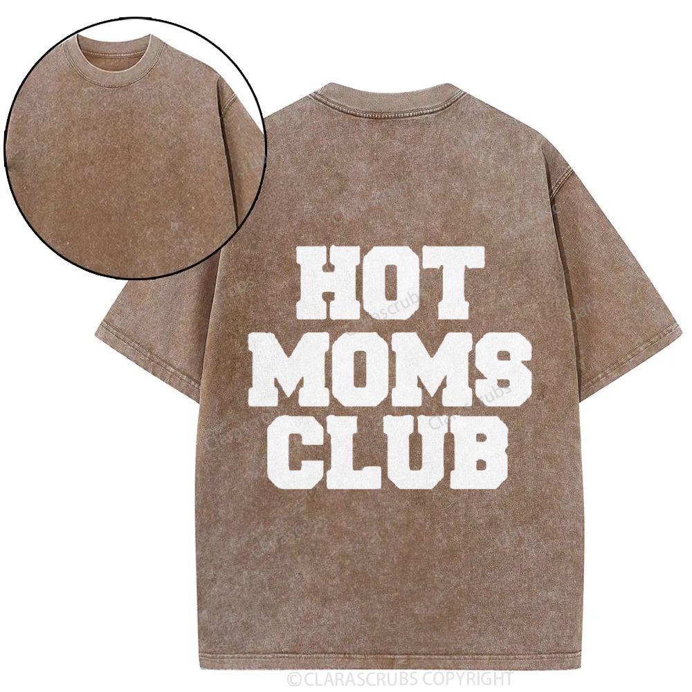 Hot Moms Club Washed T-shirt
