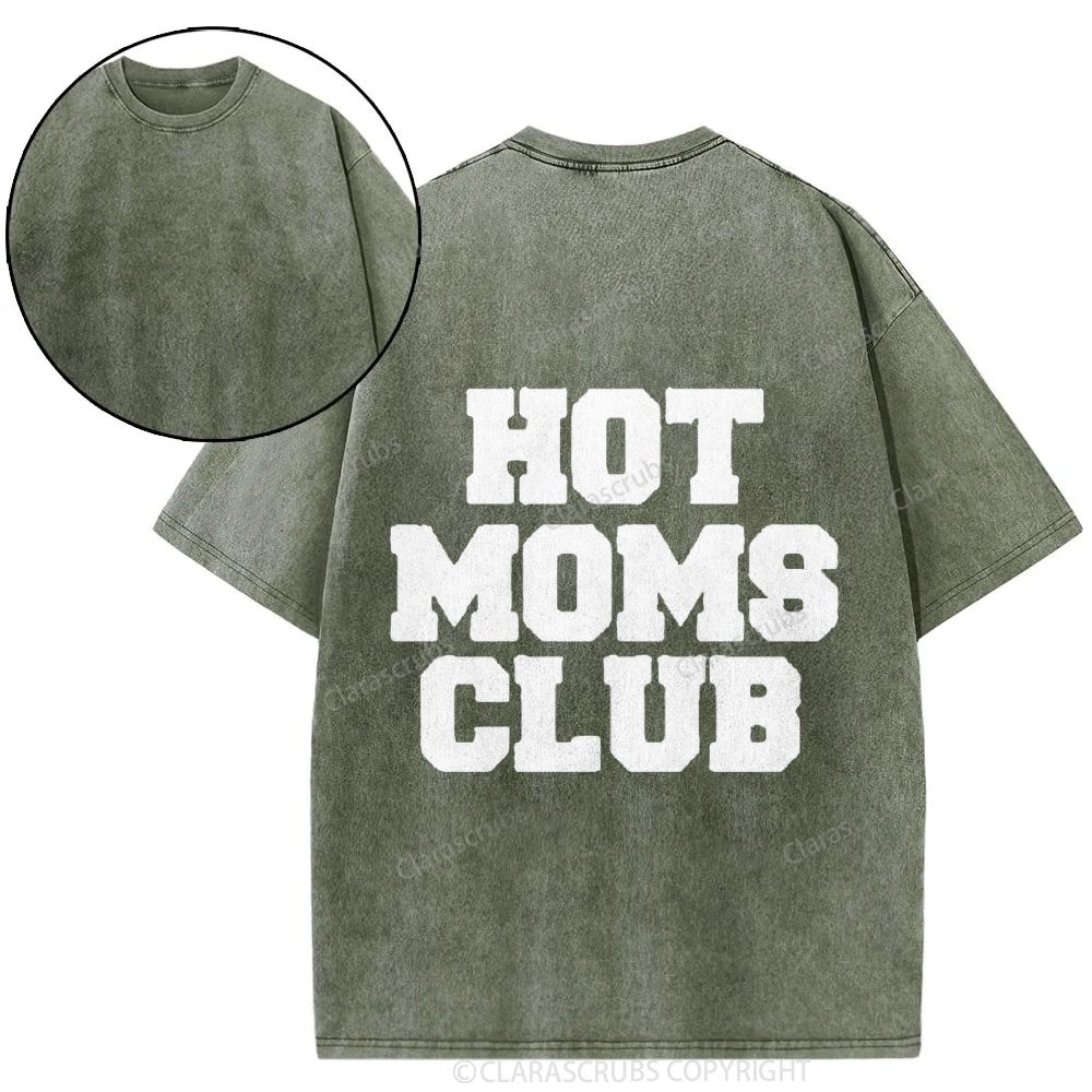 Hot Moms Club Washed T-shirt