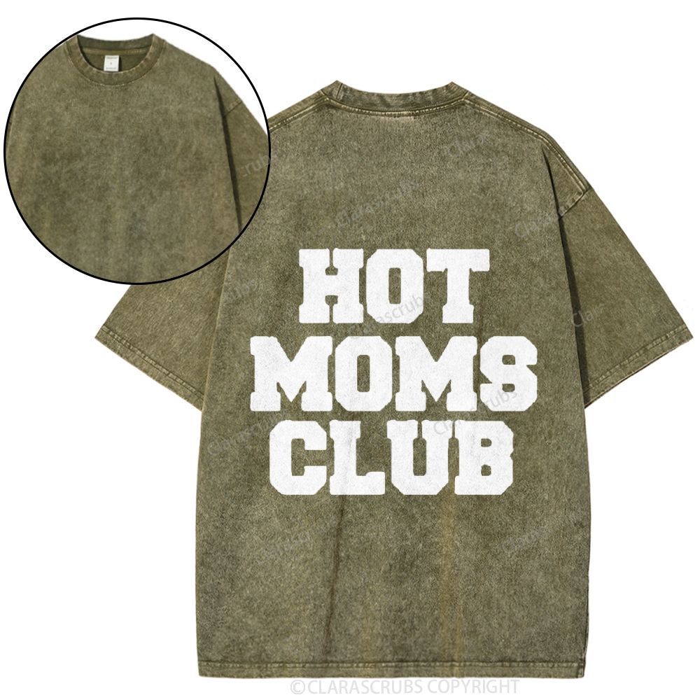 Hot Moms Club Washed T-shirt
