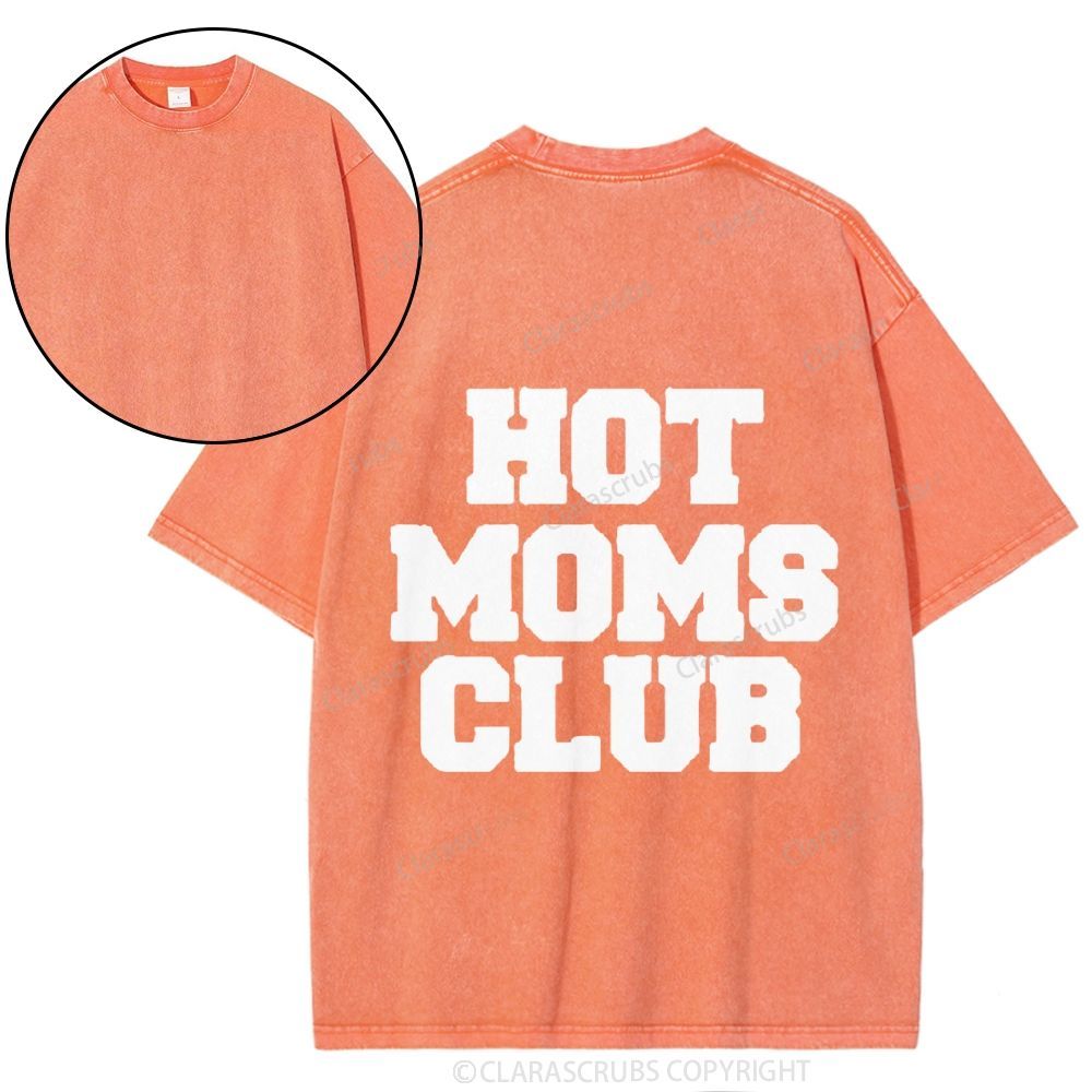 Hot Moms Club Washed T-shirt