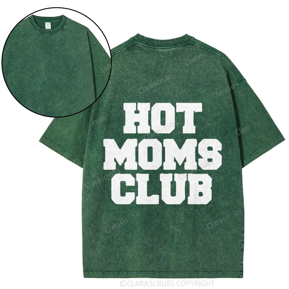 Hot Moms Club Washed T-shirt