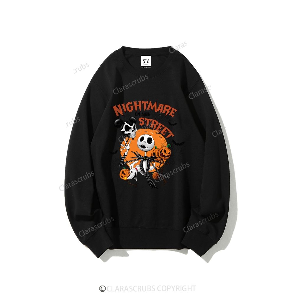 Nightmare Street Graphic Sweatshirt