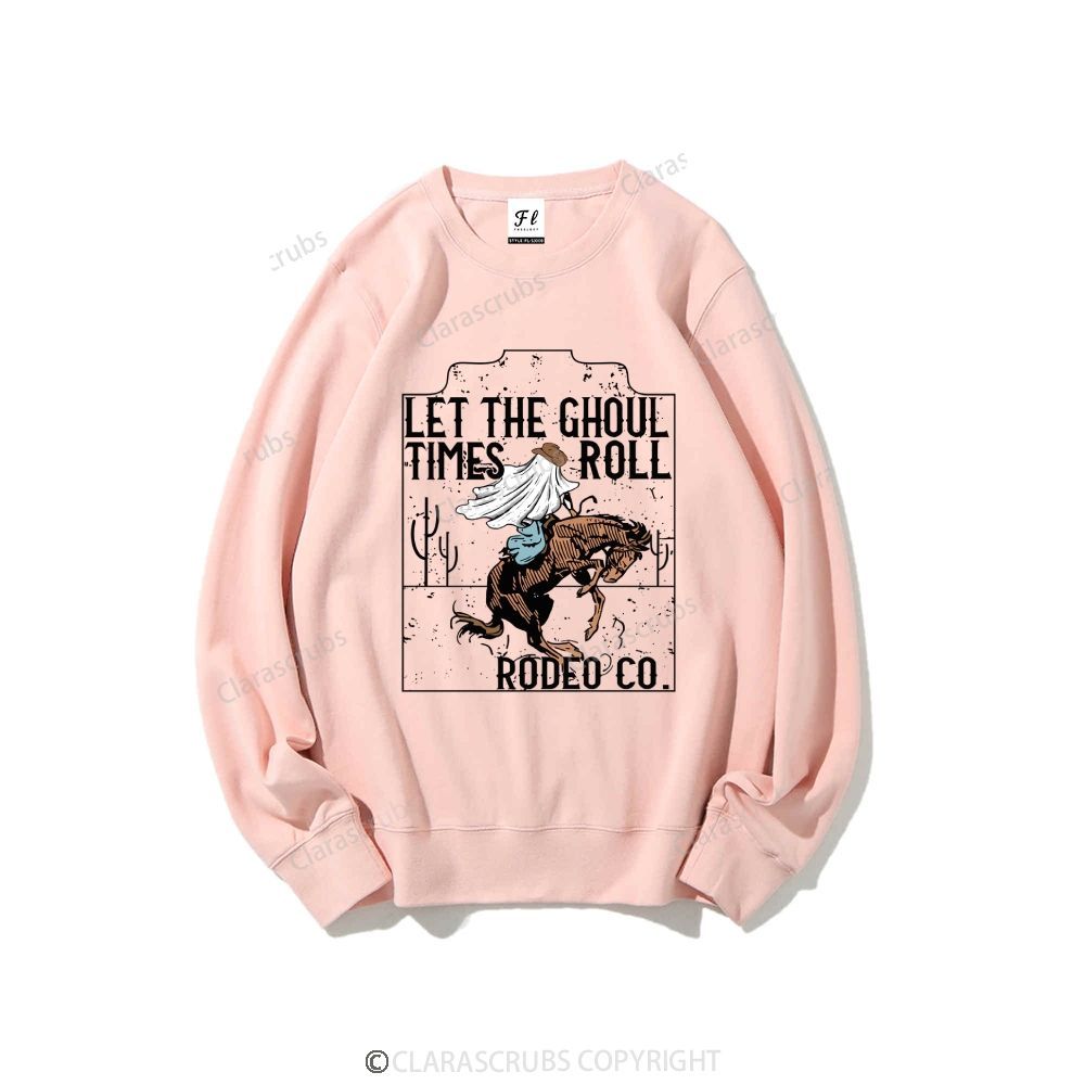 Let The Ghoul Times Roll Rodeo Co. Graphic Sweatshirt