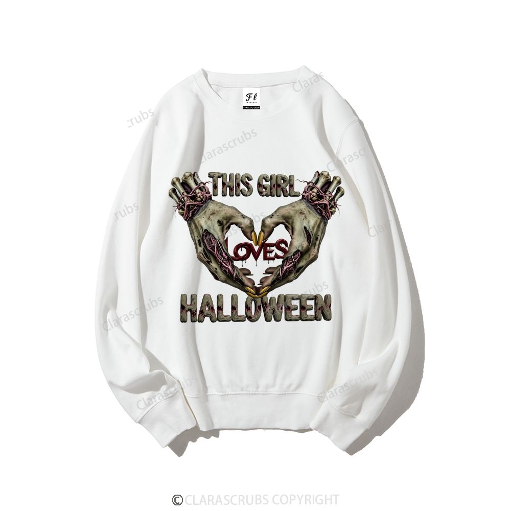 This Girl Halloween Graphic Sweatshirt
