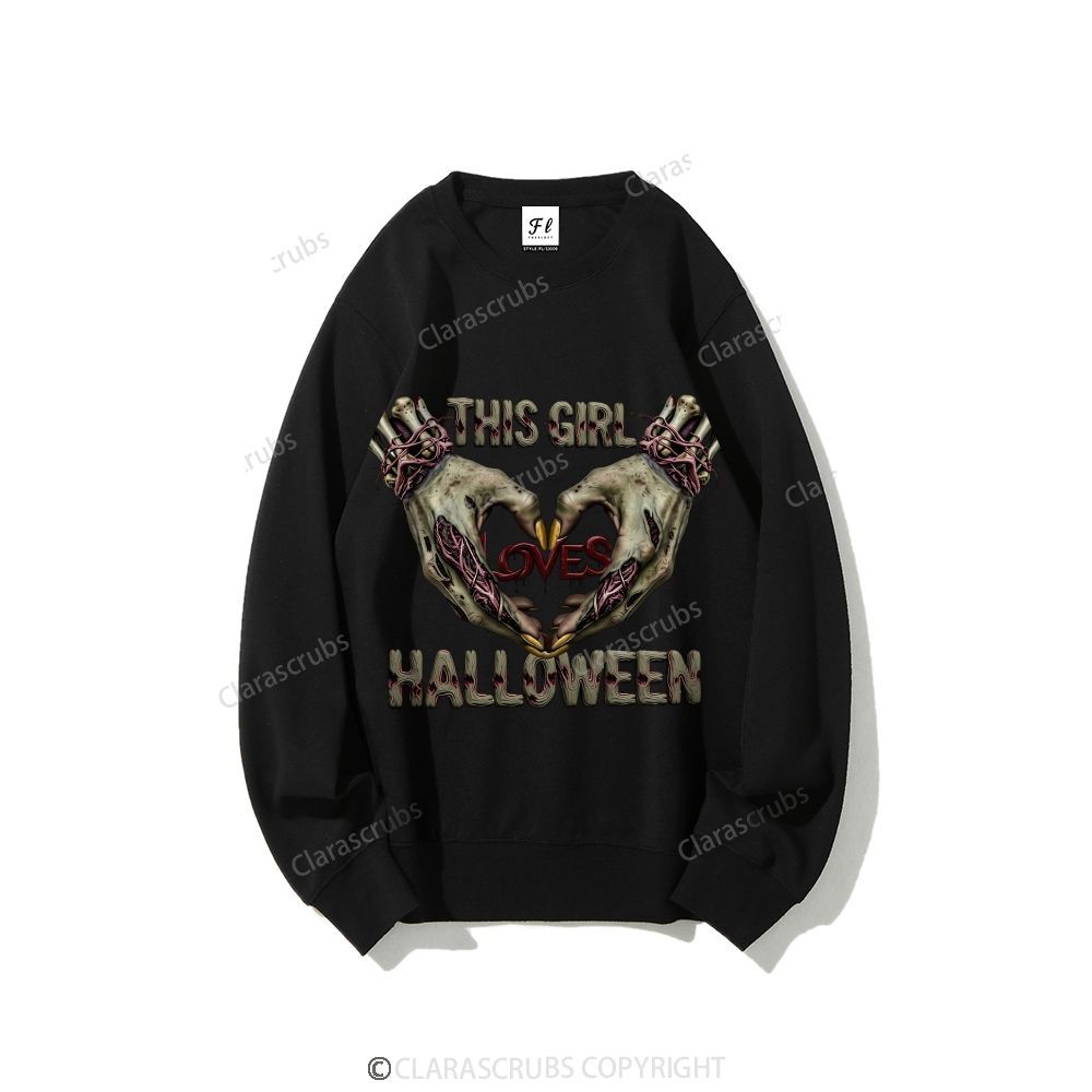 This Girl Halloween Graphic Sweatshirt