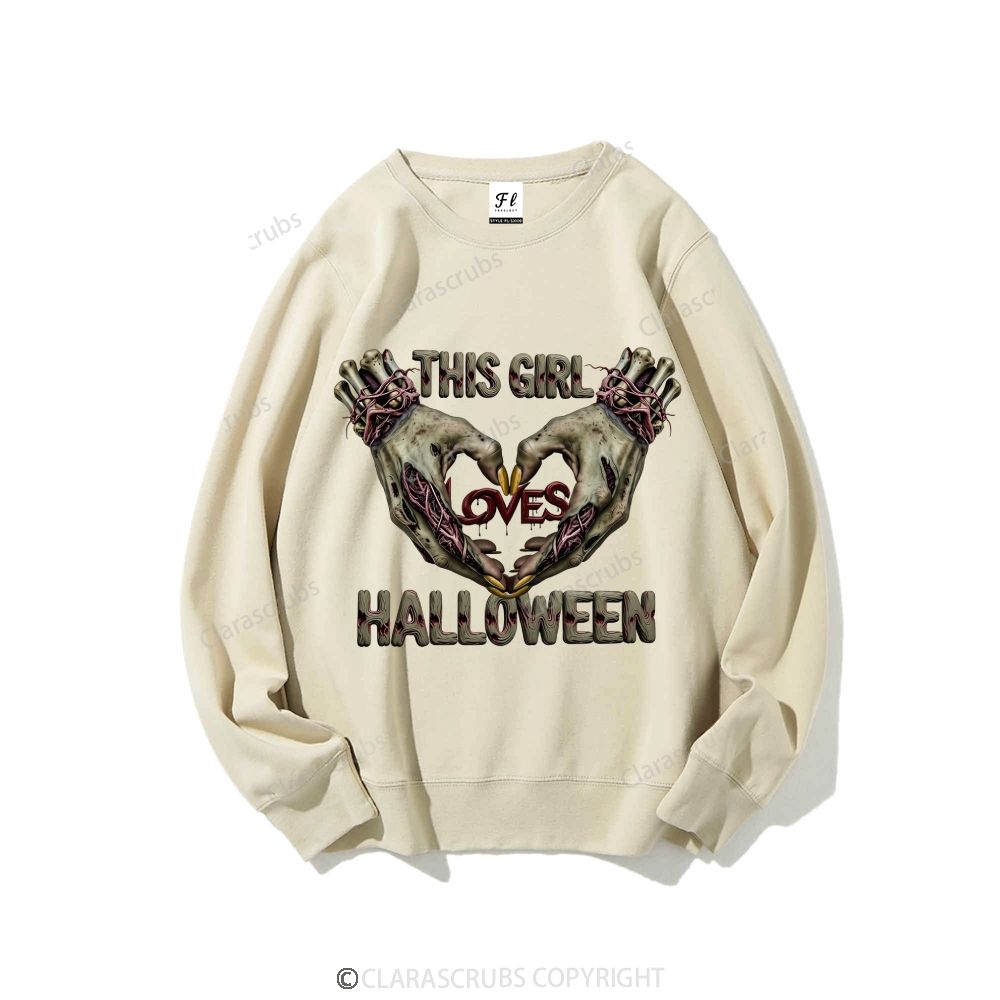 This Girl Halloween Graphic Sweatshirt