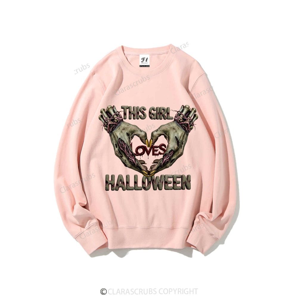 This Girl Halloween Graphic Sweatshirt