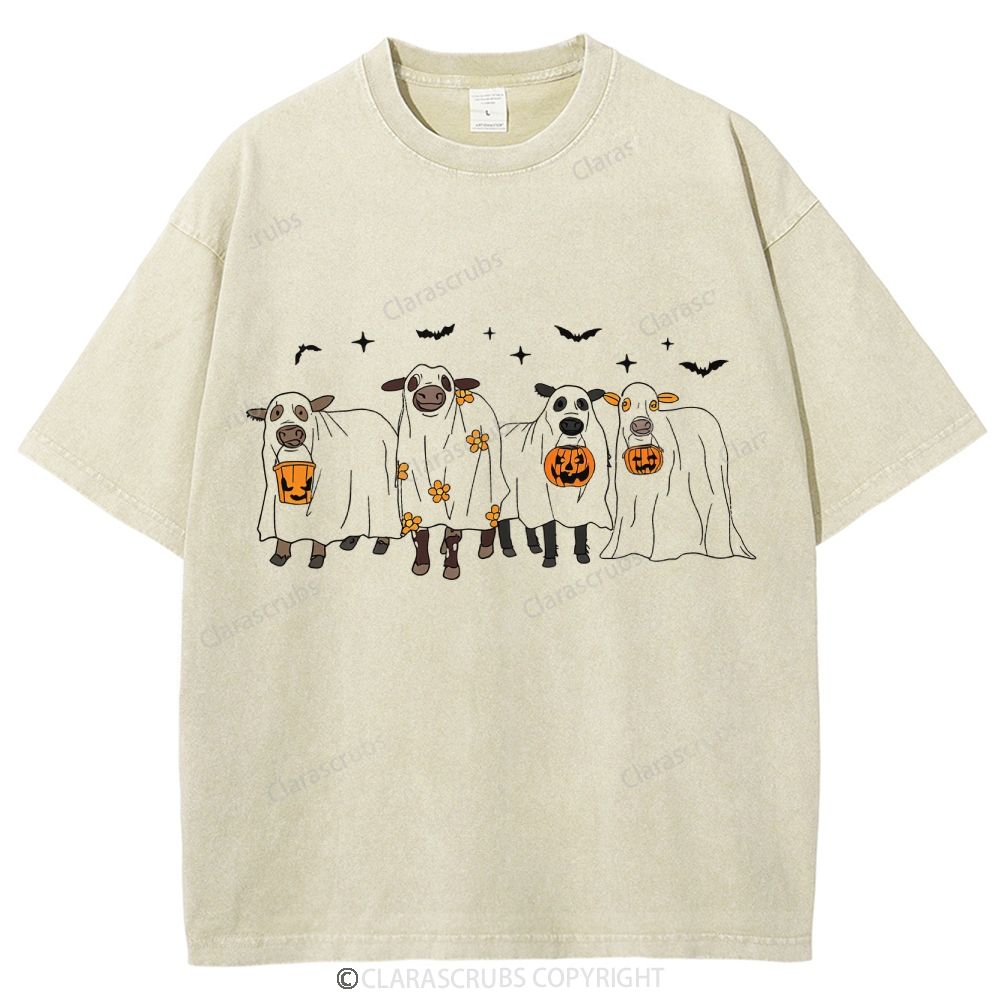 Halloween Washed Vintage T-shirt