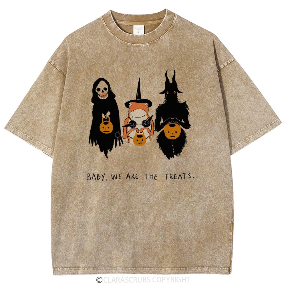 Baby We Are The Treats Washed Vintage T-shirt
