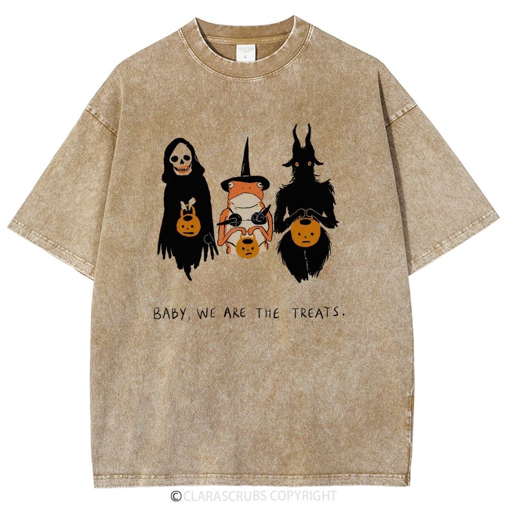 Baby We Are The Treats Washed Vintage T-shirt