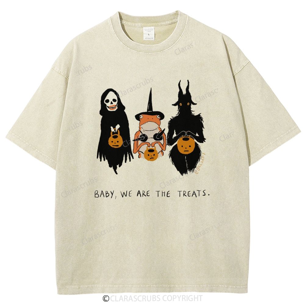 Baby We Are The Treats Washed Vintage T-shirt