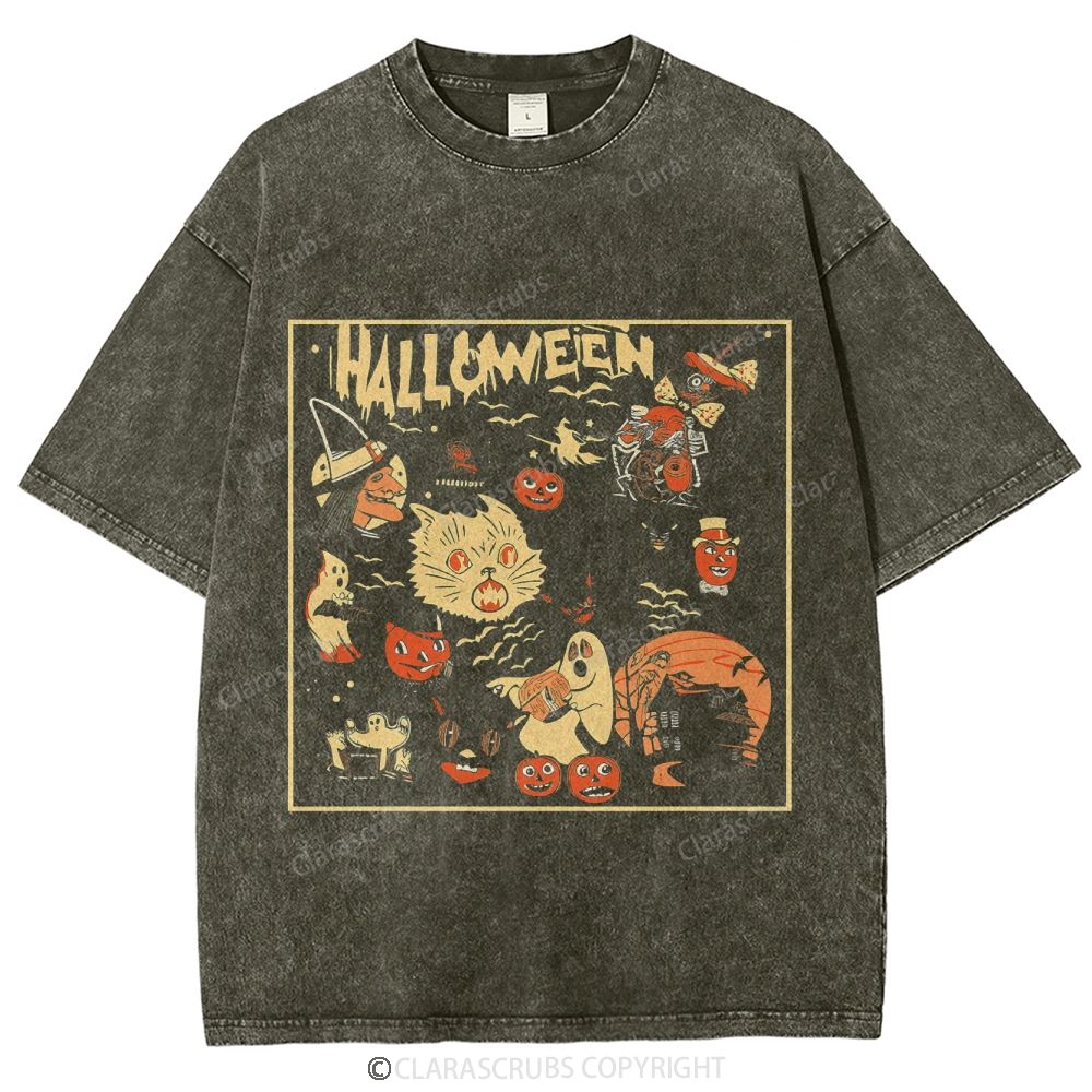 Halloween Washed Vintage T-shirt