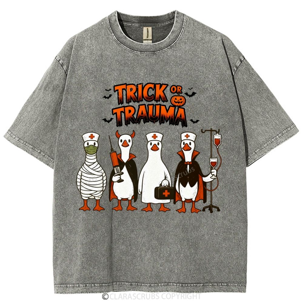 Trick Or Trauma Washed Vintage T-shirt