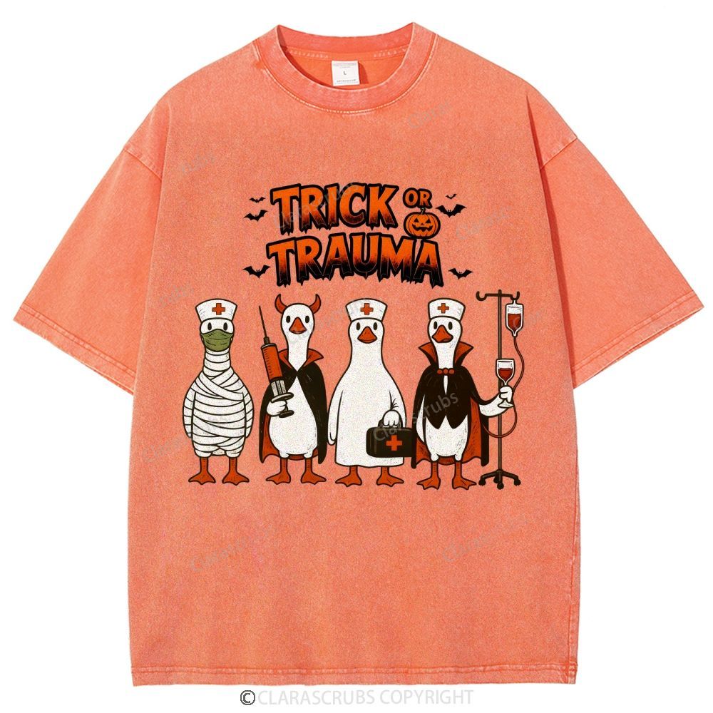 Trick Or Trauma Washed Vintage T-shirt