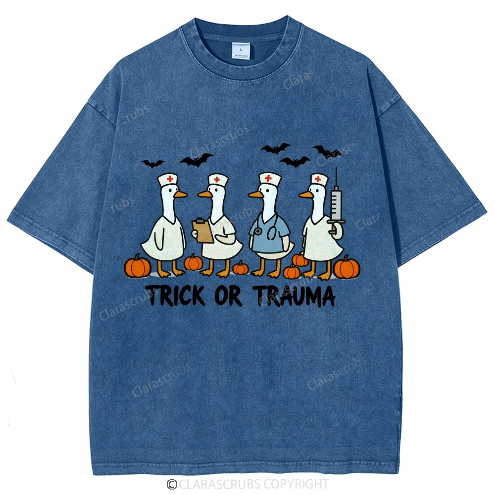 Trick Or Trauma Washed Vintage T-shirt