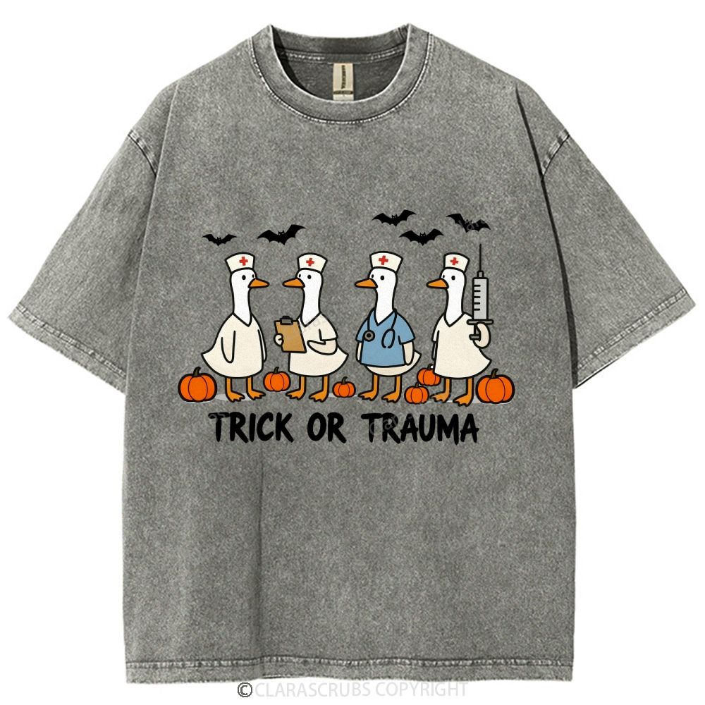 Trick Or Trauma Washed Vintage T-shirt