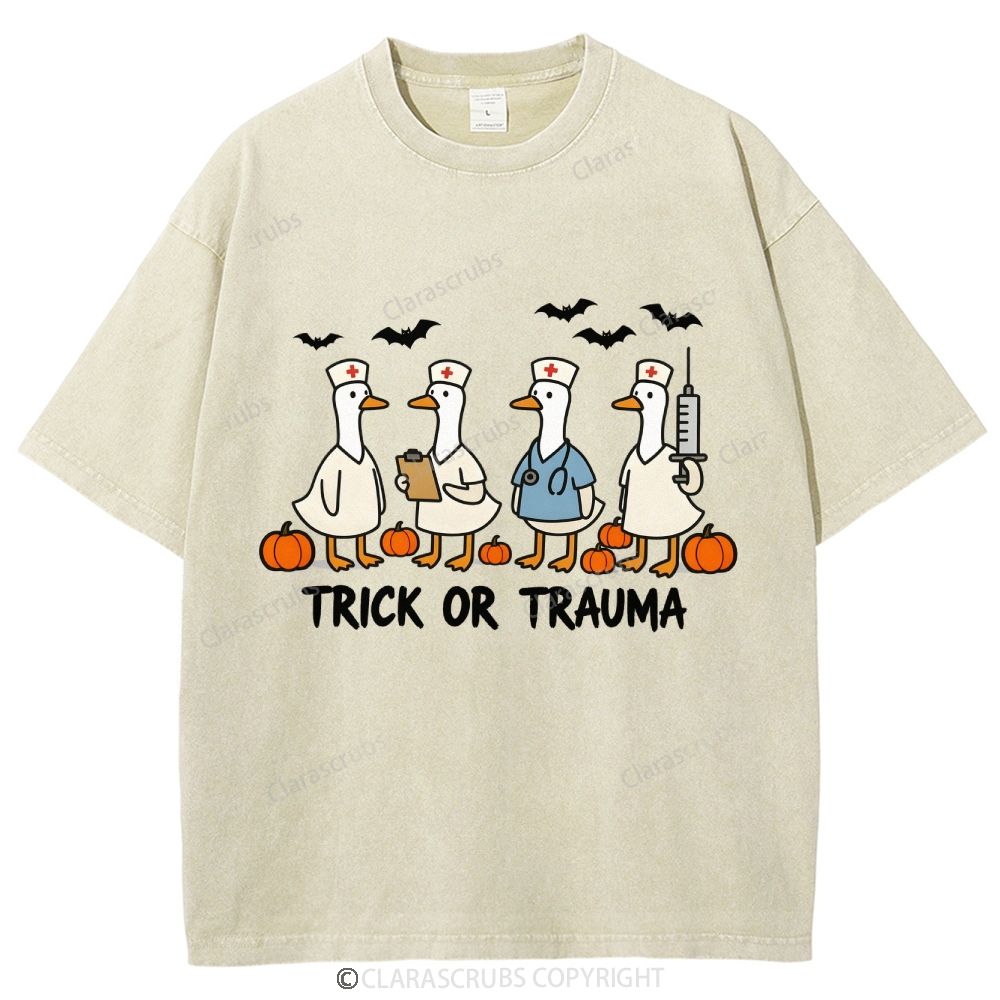 Trick Or Trauma Washed Vintage T-shirt