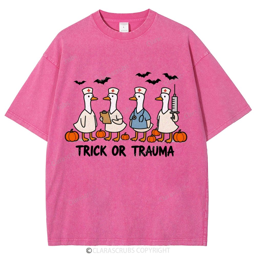 Trick Or Trauma Washed Vintage T-shirt