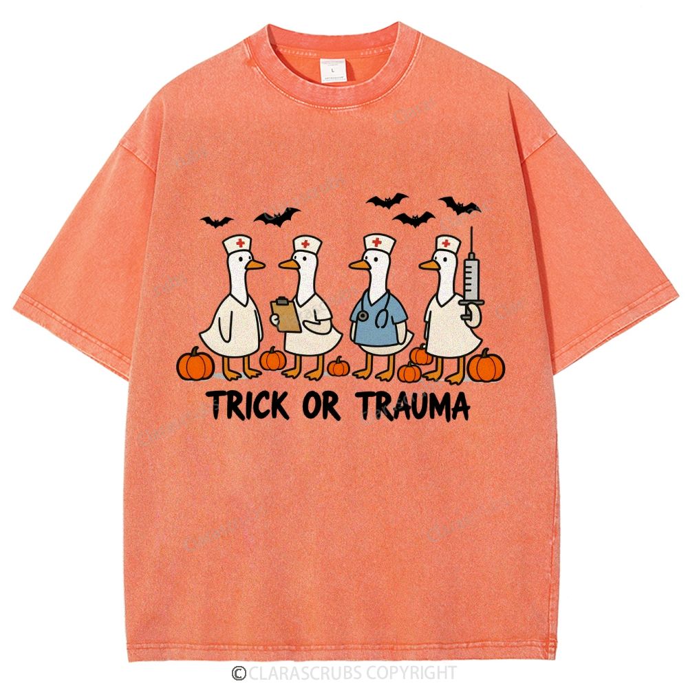 Trick Or Trauma Washed Vintage T-shirt