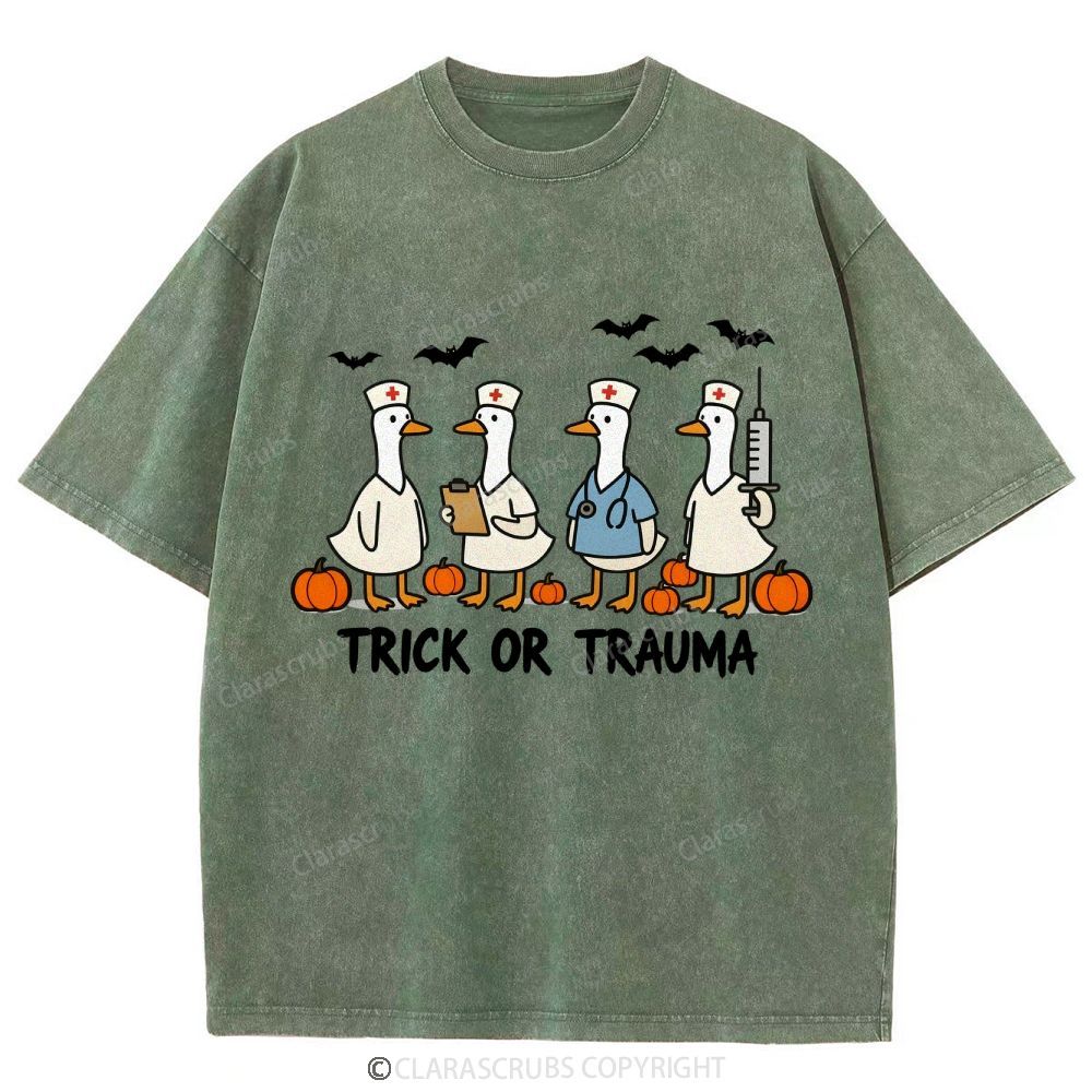 Trick Or Trauma Washed Vintage T-shirt
