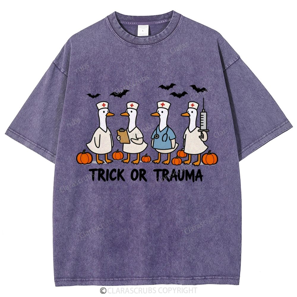 Trick Or Trauma Washed Vintage T-shirt