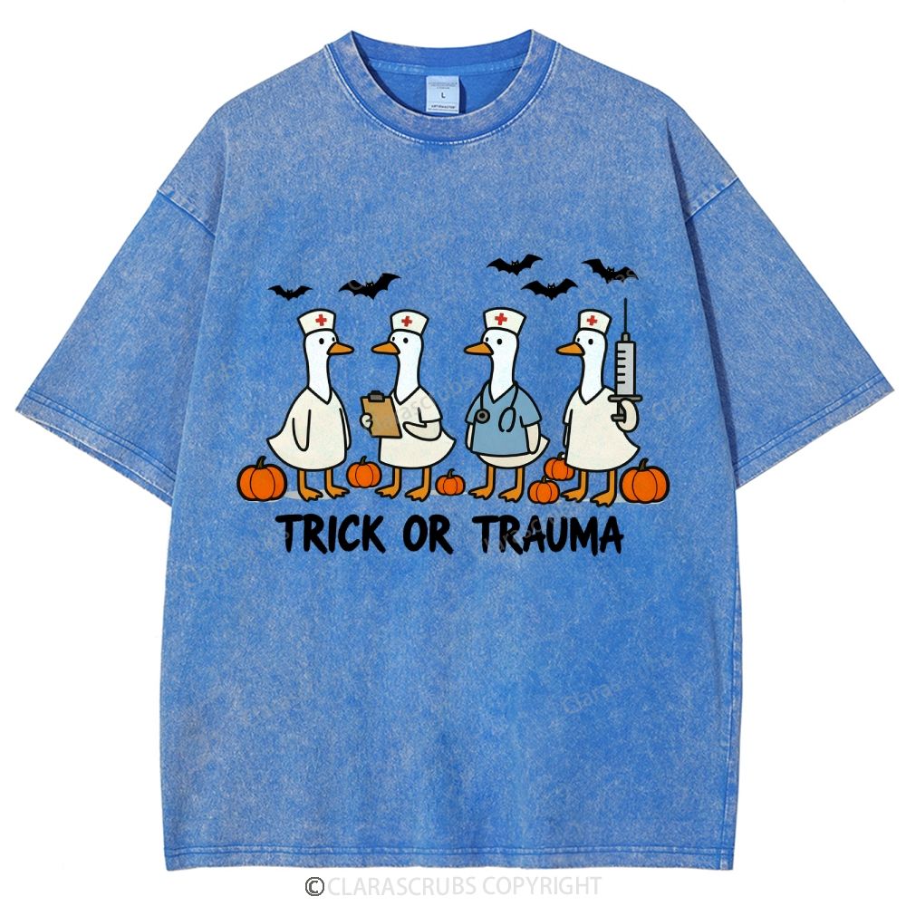 Trick Or Trauma Washed Vintage T-shirt