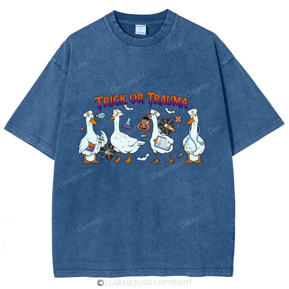 Trick Or Trauma Washed Vintage T-shirt