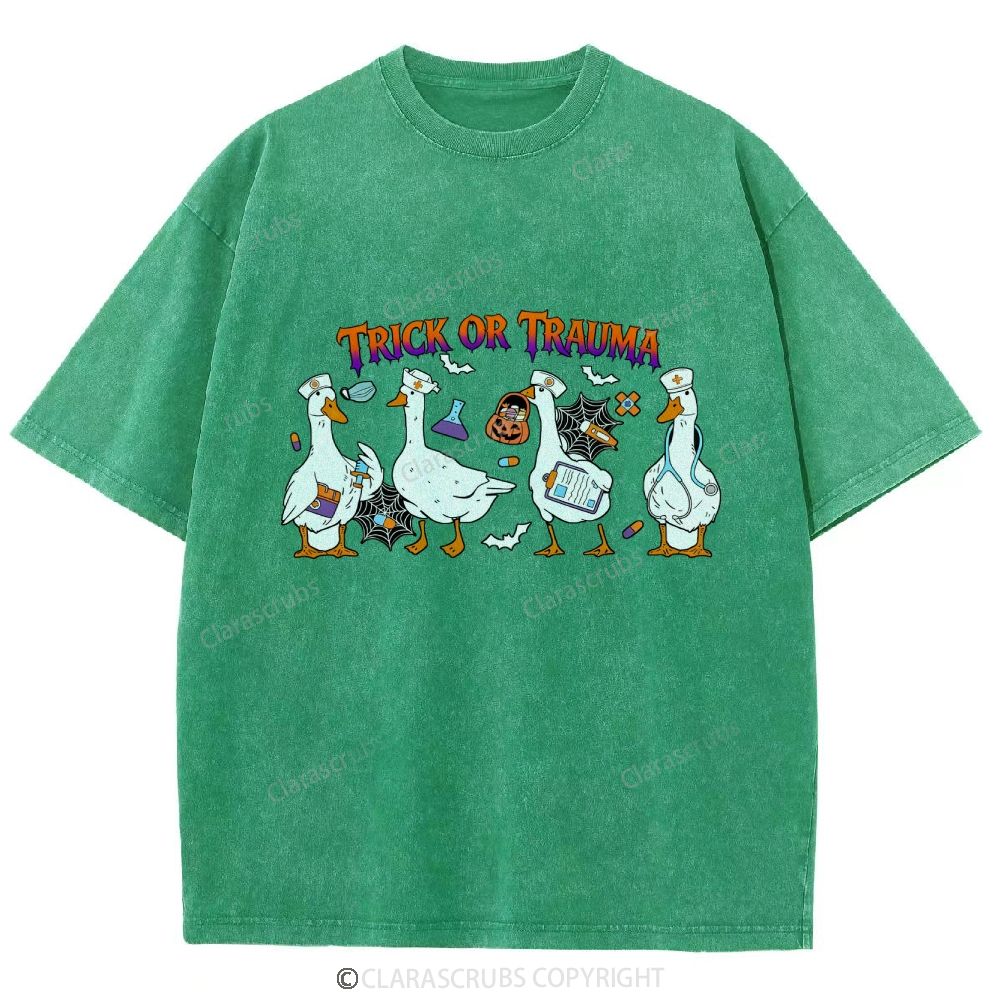 Trick Or Trauma Washed Vintage T-shirt
