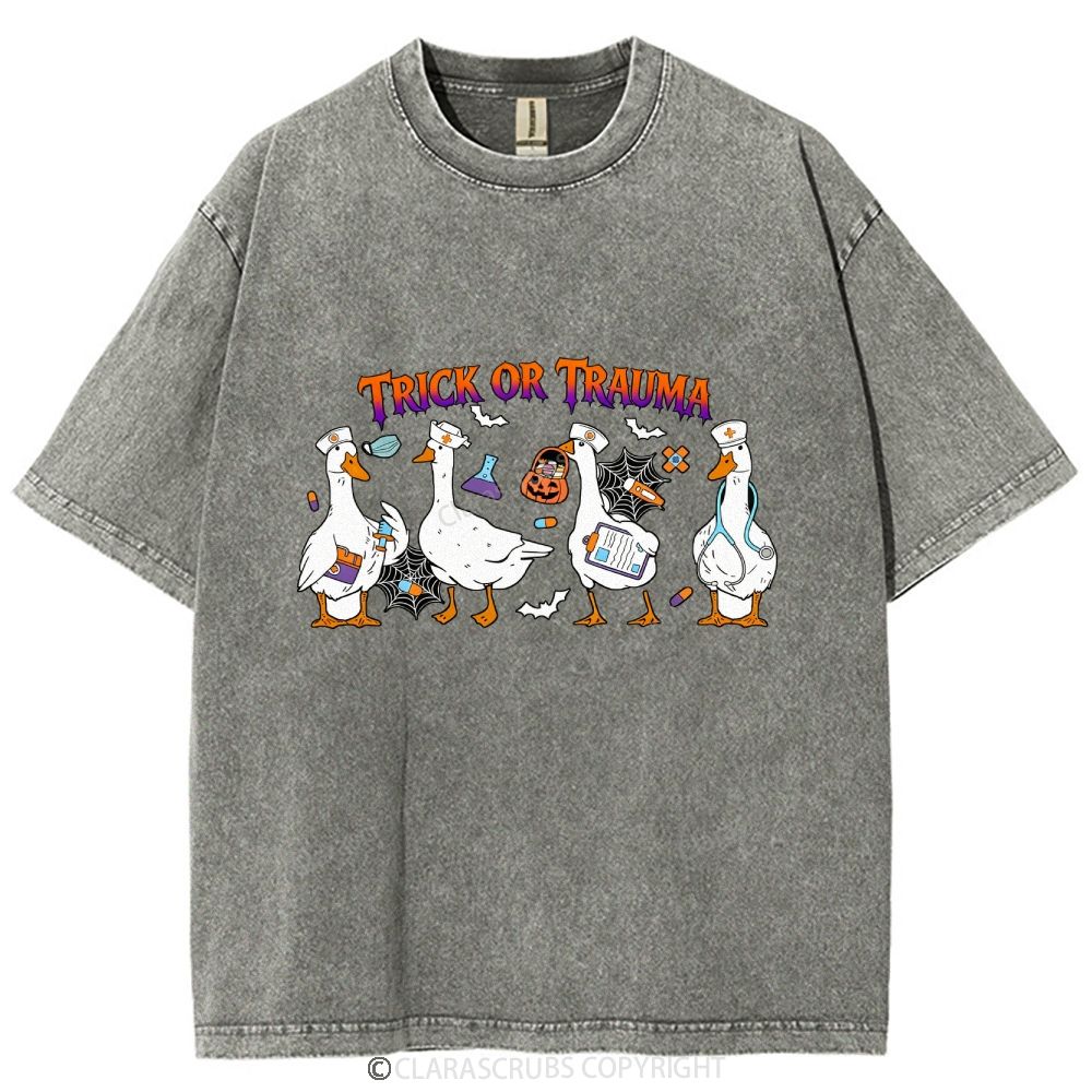 Trick Or Trauma Washed Vintage T-shirt