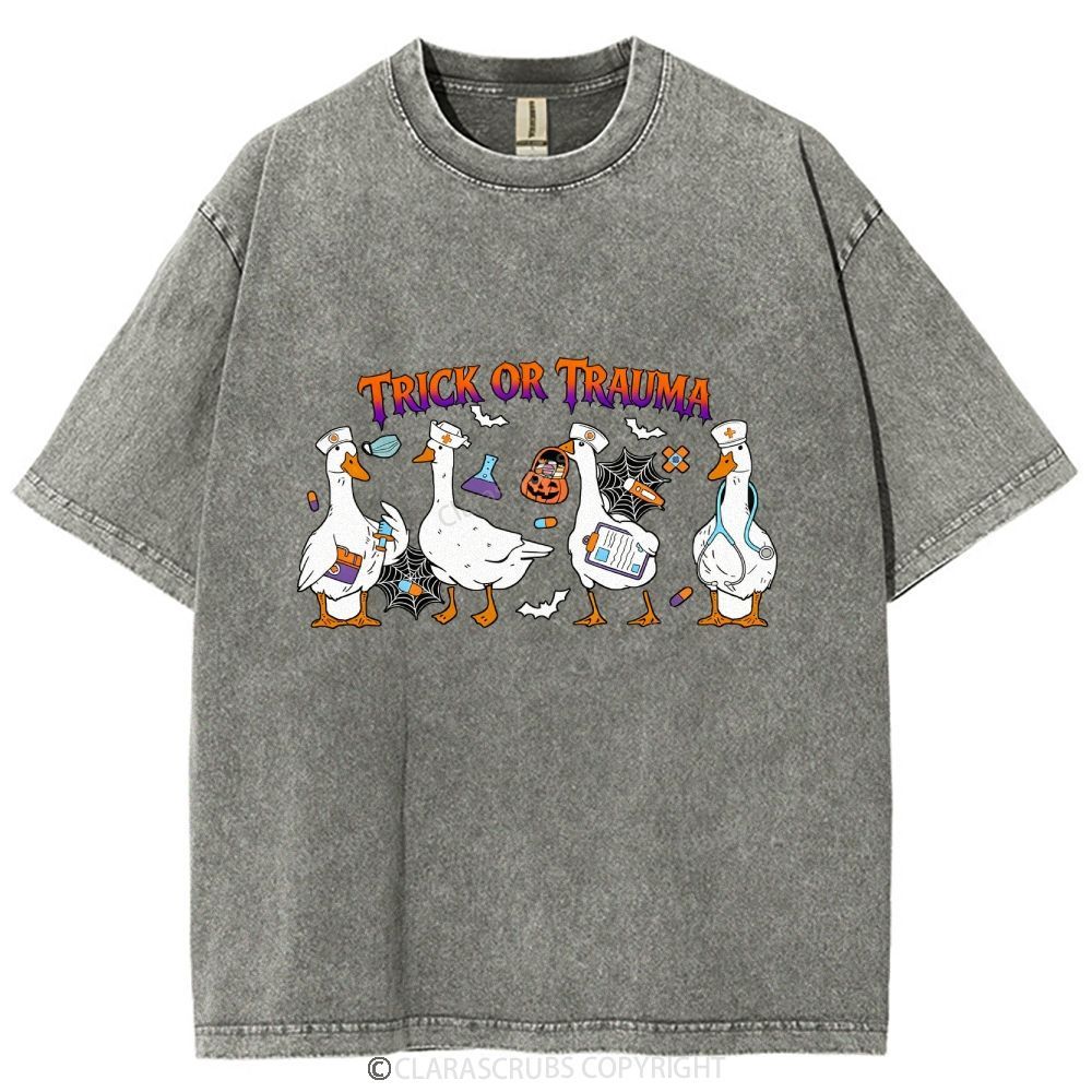 Trick Or Trauma Washed Vintage T-shirt