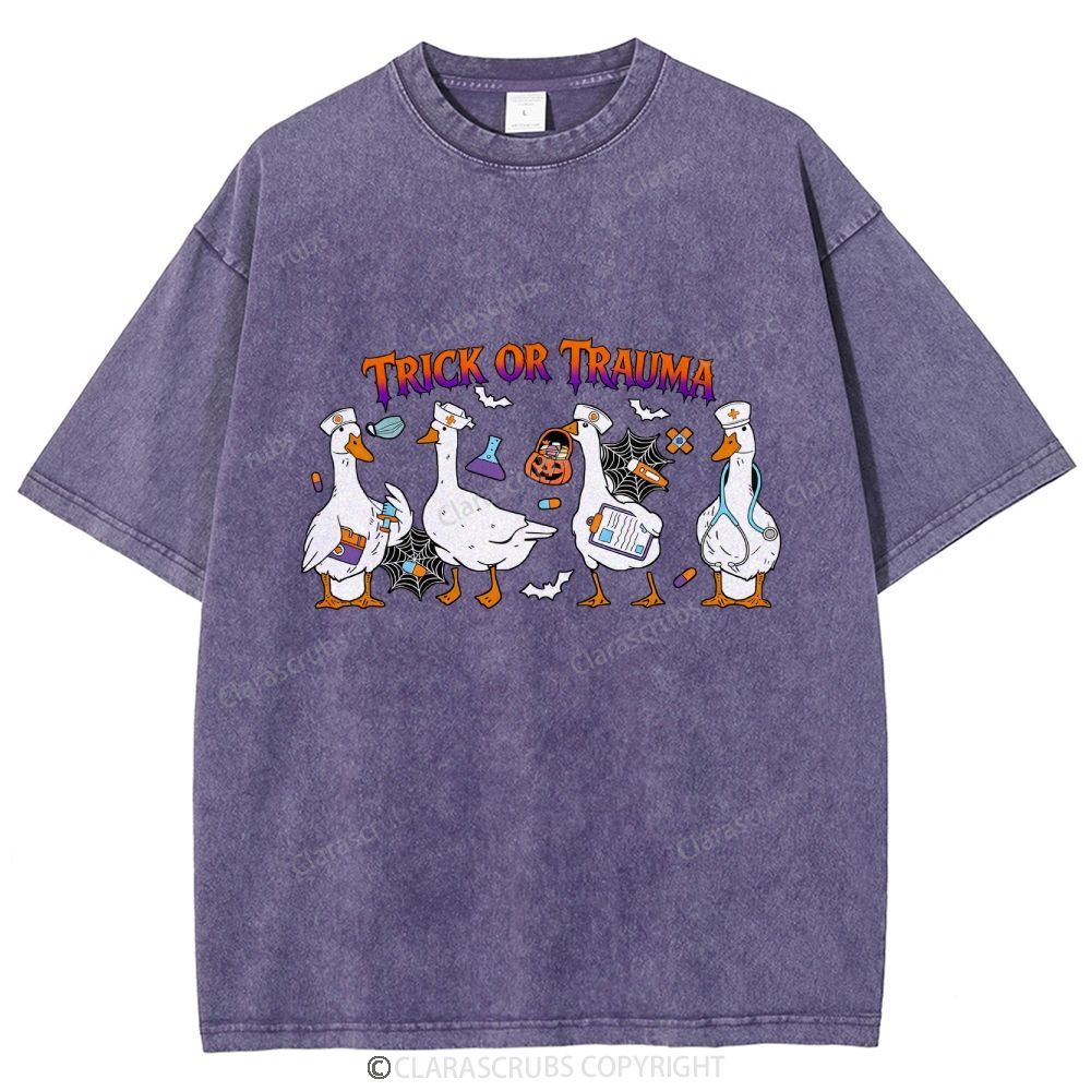Trick Or Trauma Washed Vintage T-shirt