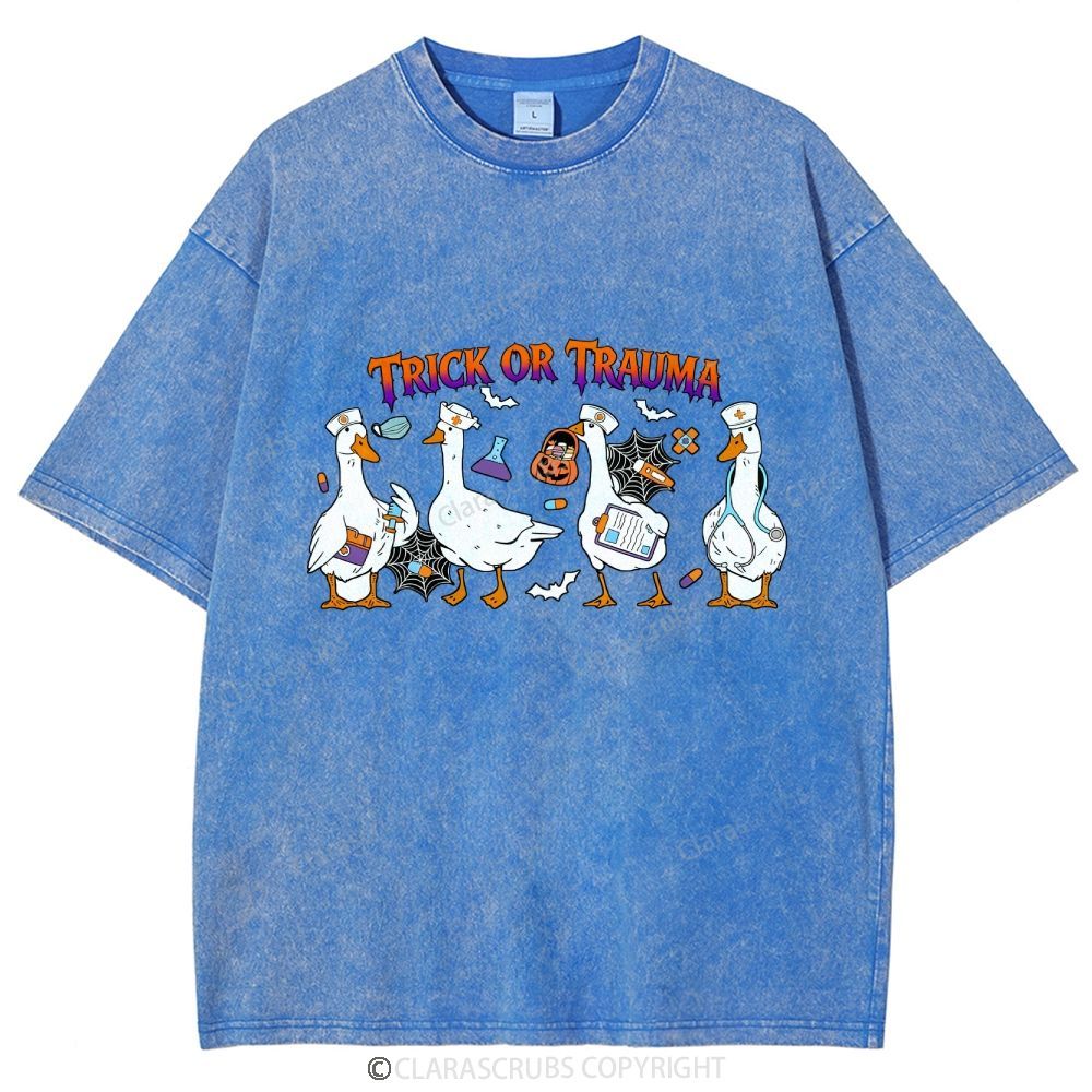 Trick Or Trauma Washed Vintage T-shirt