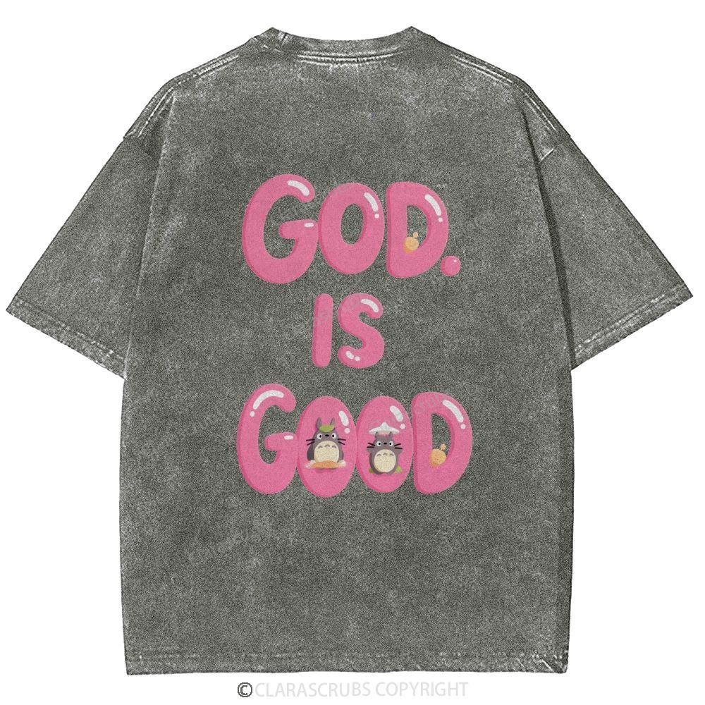 God Is Good Washed Vintage T-shirt