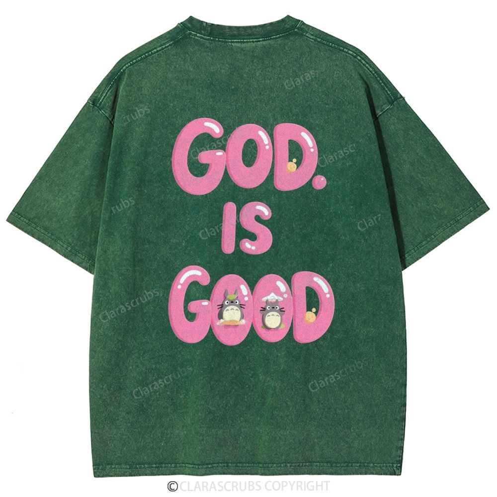 God Is Good Washed Vintage T-shirt