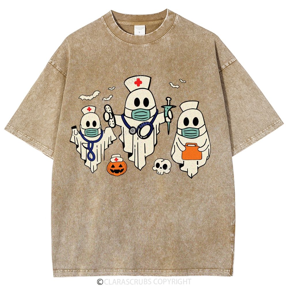 Halloween Washed Vintage T-shirt