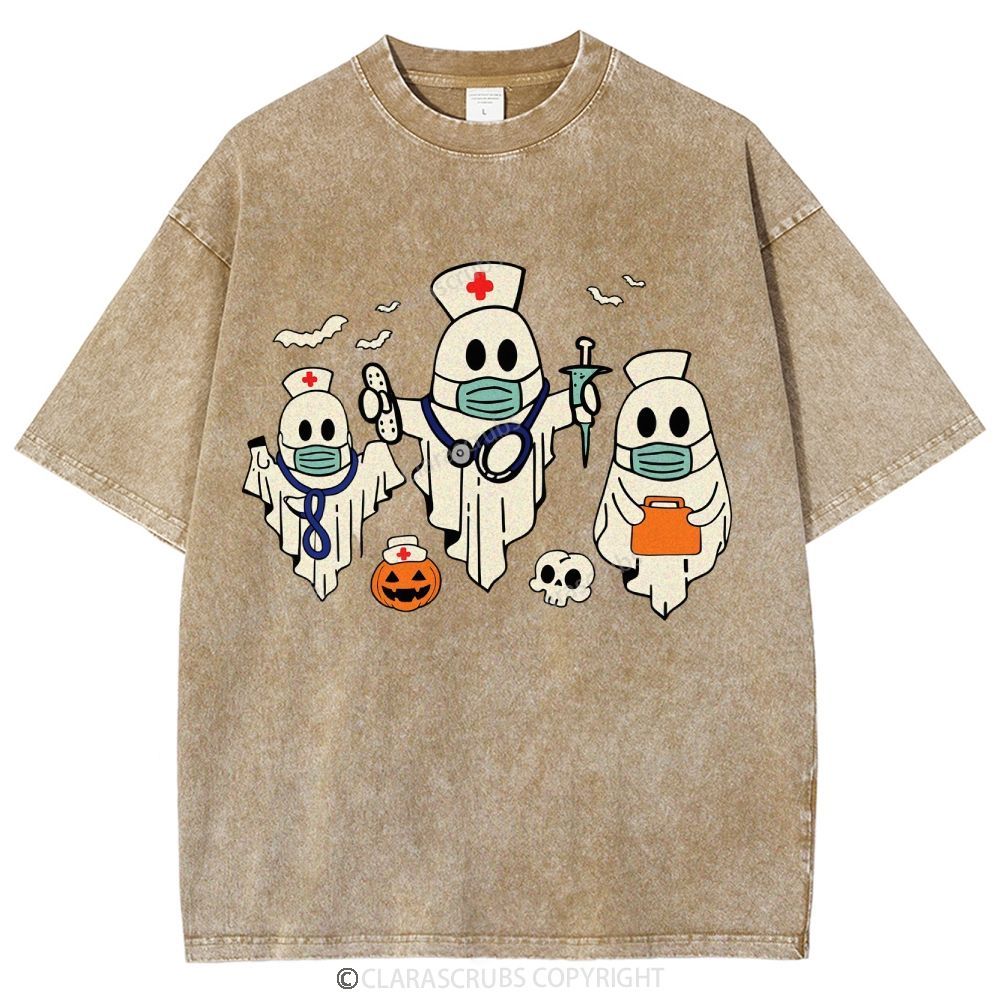 Halloween Washed Vintage T-shirt
