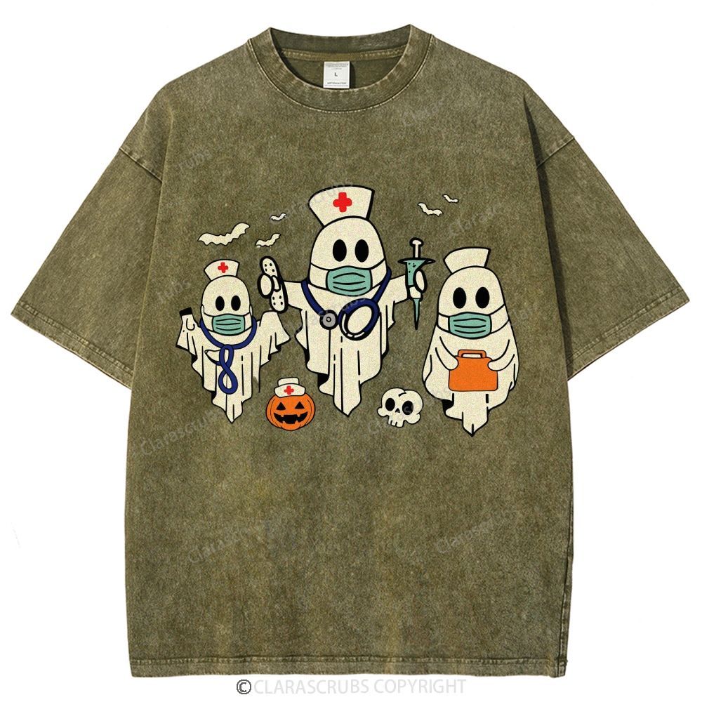 Halloween Washed Vintage T-shirt